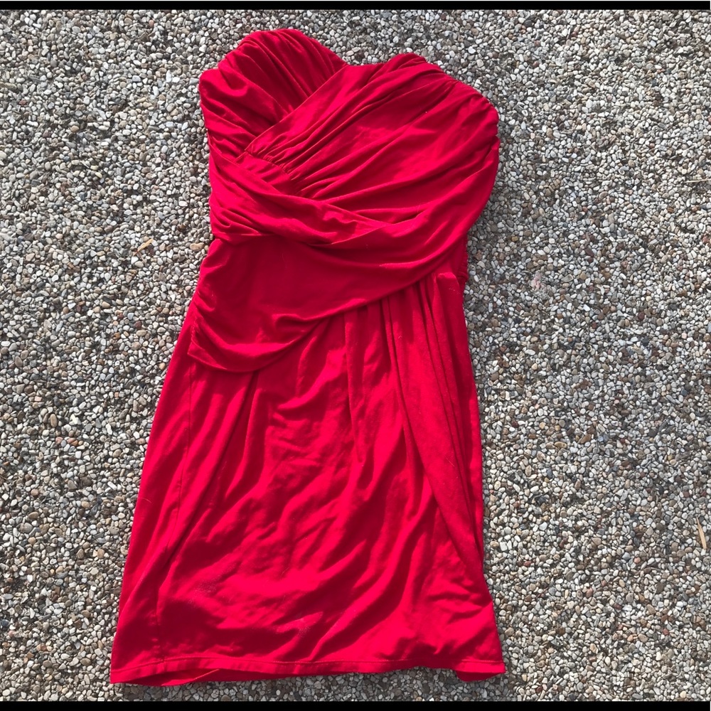 Red Express mini dress